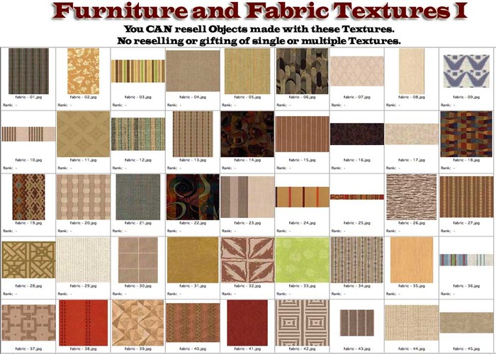 Shabby Chic Furniture and Fabric Tiling Textures 1