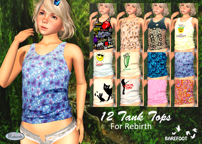 12 Tank Tops for Rebirth
