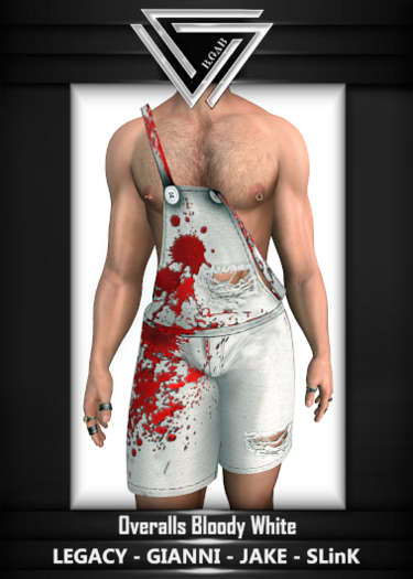B.GAB*BloodyWhite Overalls