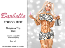 Barbelle Foxy Outfit - Floral Black
