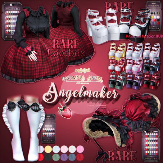 Insomnia Angel . angelmaker FULL SET + Rares