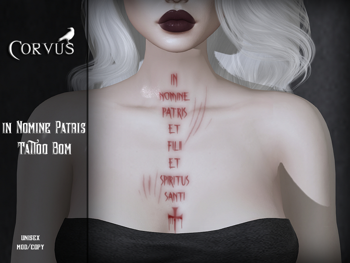 Corvus : In Nomine Patris Tattoo Bom