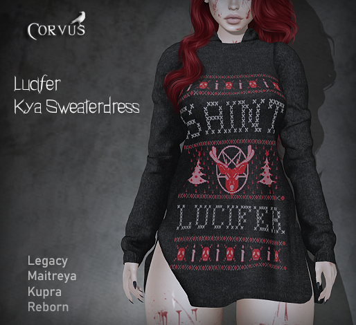 Corvus : Lucifer Kya Sweaterdress