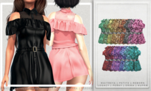 [Aleutia] Sabrina Dress {Boxed} -  Floral Patterns