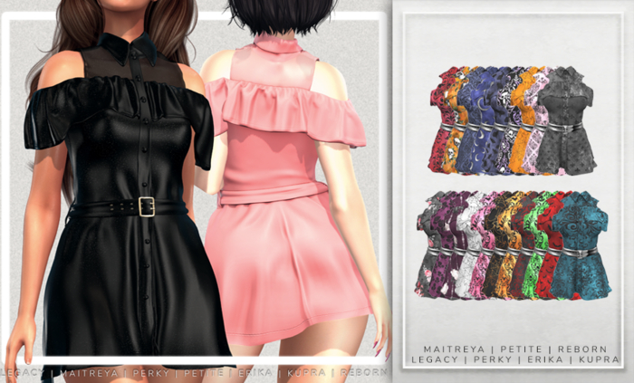 [Aleutia] Sabrina Dress {Boxed} -  Gothic Patterns