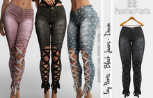 Fay Pants Black Jeans - Denim - Maitreya Lara, Lara Petite, Kupra Original, Legacy - FashionNatic