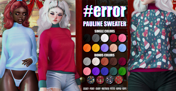 #error - pauline sweater - #fatpack