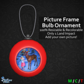 [Jester Inc.] Picture Frame Bulb Ornament! (Personal)