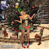Graffitiwear I Love Christmas