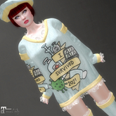 * New Year Sweater * Blue Outfit *