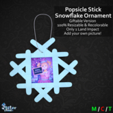 [Jester Inc.] Popsicle Stick Snowflake Ornament! (Giftable)