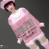 * New Year Sweater * Pink Outfit *