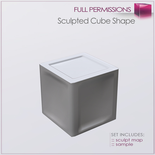 Full Perm Sculpted Cube Shape FULL PERM