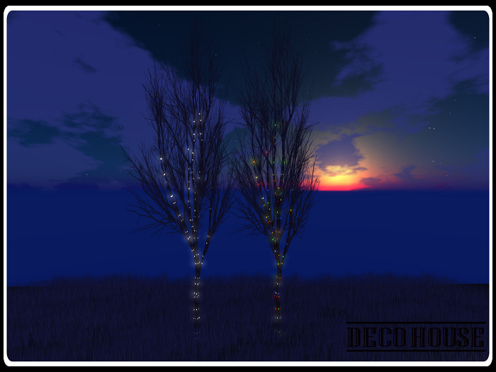 Dead Tree With Lights  2V (JUST 2 LI)