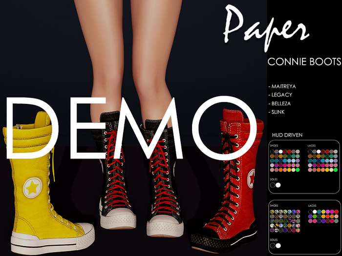 Paper. - [DEMO] Connie Boots