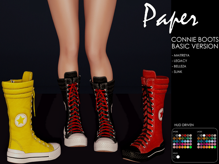 Paper. - Connie Boots // Basic Version
