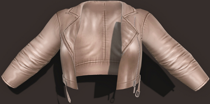 SKBW Leather Jacket - Platinum