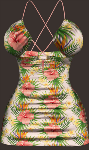 SKBW Rumbera Dress - Hawaii