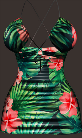 SKBW Rumbera Dress - Jungle