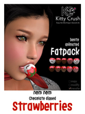Kitty Crush - Strawberries Fat pack