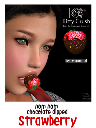 Kitty Crush - nom nom Strawberry 