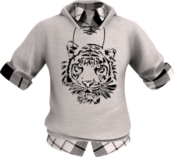 May24 - Apollo Hoodie (White Tiger) (Add To Unpack)