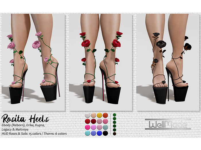[WellMade] Rosita Heels