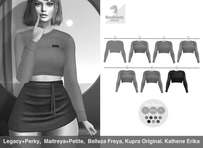 DEMO- RoseBeauty _Warm pullover * MARI *