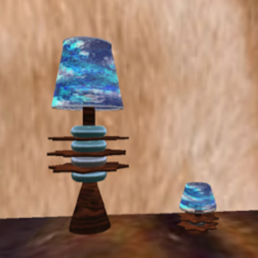 Rosewood Lamp Set