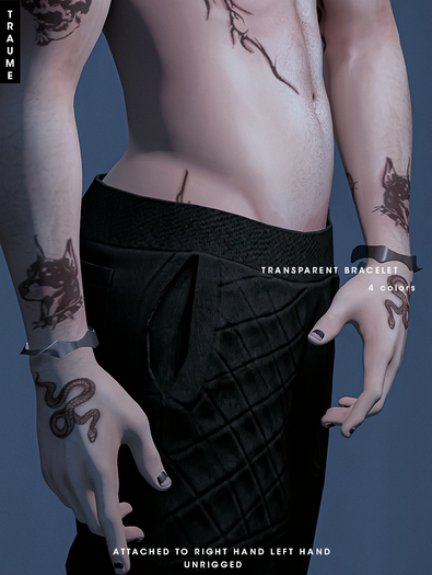 T R A U M E _ Transparent _Bracelet