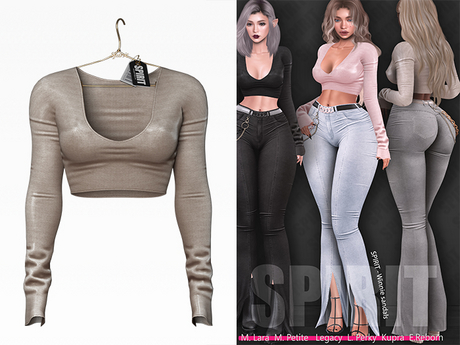 Second Life Marketplace - SPIRIT - Edison top [NUDE]
