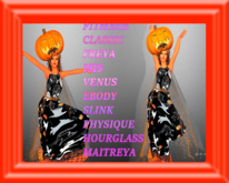 128 Outfit LADY HALLOWEEN