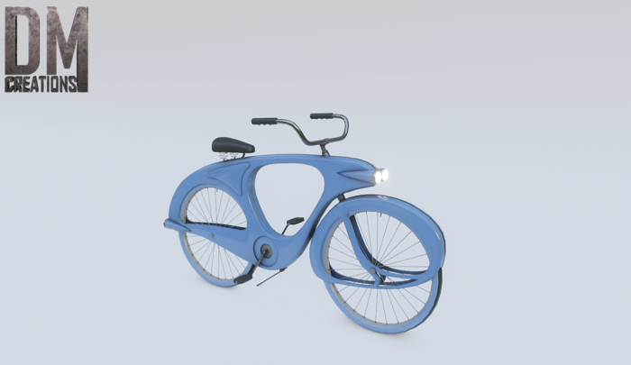 Retro Bicycle Full Perm Mesh