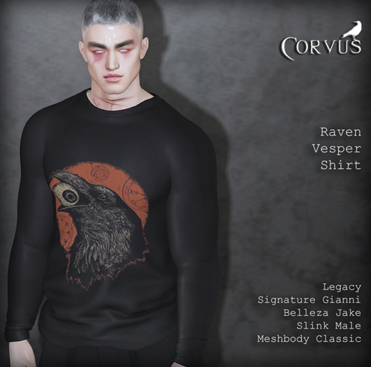 Corvus : Raven Vesper Shirt