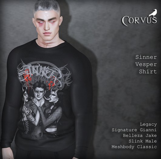 Corvus : Sinner Vesper Shirt