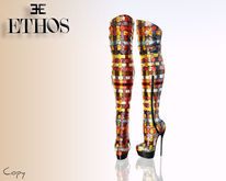 ETHOS knee-high boots Colorful 