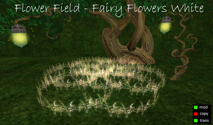 [MC] Flower Field - Fairy Flowers White 