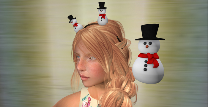 headband snow man resize