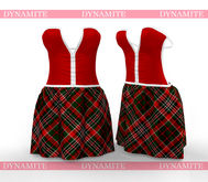 Christmas Open Back Dress