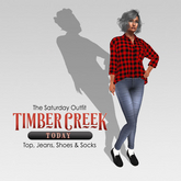 [Timber Creek] Casual Saturday Outfit-Red