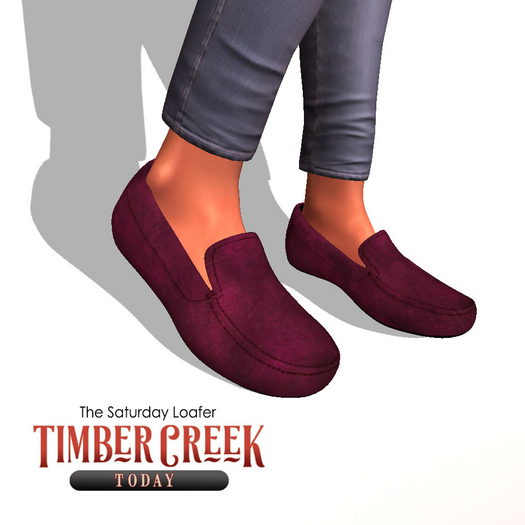 [Timber Creek] Saturday Loafer-Raspberry