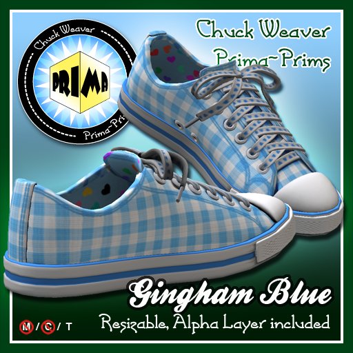 R(S)W Chucks - Gingham Blue