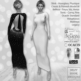 Celebrate Gown DEMO: Belleza Venus Isis Freya, Maitreya, Legacy, Slink Hourglass Physique, Tonic Curvy Fine, Ocacin