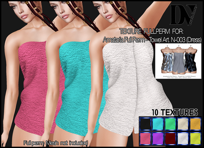 DV- Amataria Full Perm - Towel Art. N-003 (Dress) - TEXTURES