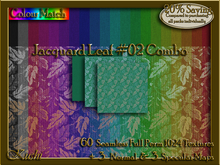 Jacquard Leaf #02 Combo Seamless Texture Set