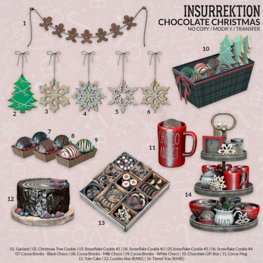 13. [IK] Chocolate Christmas - Cookies Box - RARE