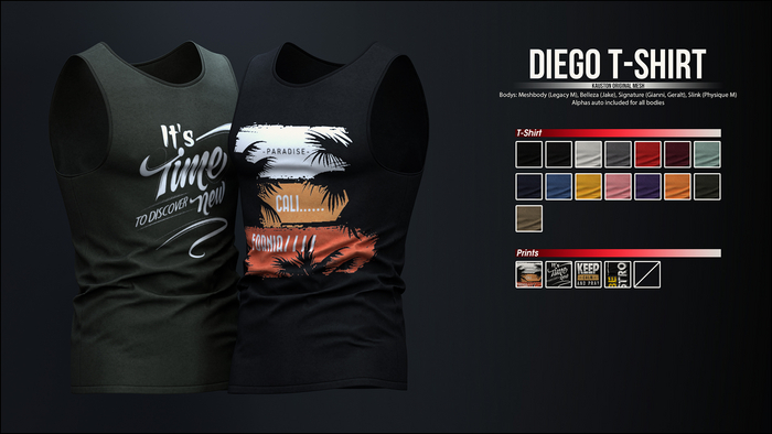 [Kauston] Diego T-Shirt (Fatpack)