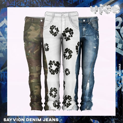 VICE - Sayvion Flared Denim "FATPACK"