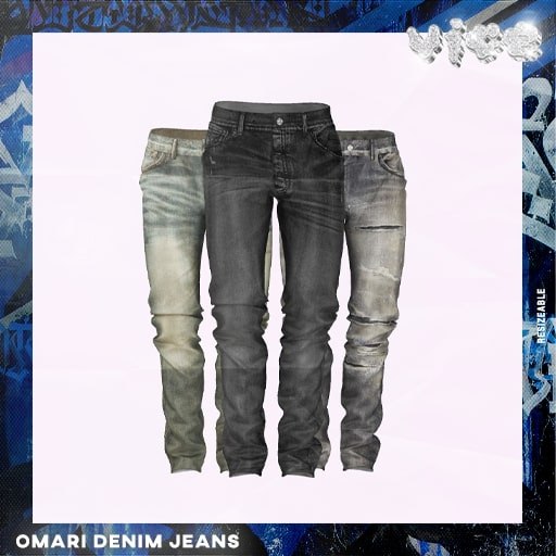 VICE - Omari Denim Jeans "FATPACK"