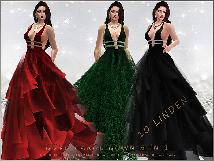 GGVG CAROL GOWN  3 IN 1 10L